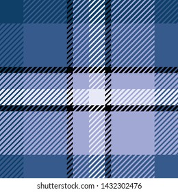 Plaid or tartan vector is background or texture in many color