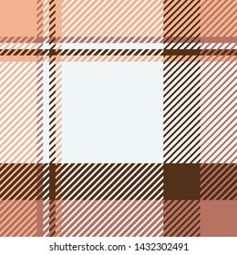 Plaid or tartan vector is background or texture in many color