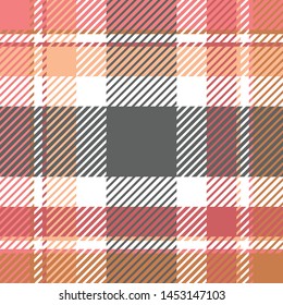 Plaid or tartan vector is background or texture in many color