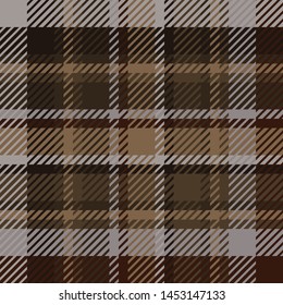 Plaid or tartan vector is background or texture in many color