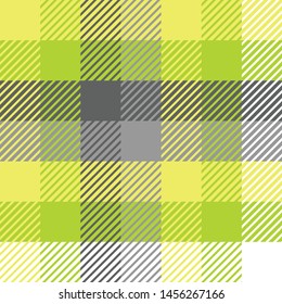 Plaid or tartan vector is background or texture in many color