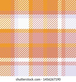 Plaid or tartan vector is background or texture in many color