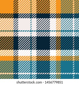 Plaid or tartan vector is background or texture in many color