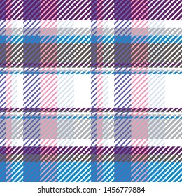 Plaid or tartan vector is background or texture in many color