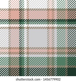 Plaid or tartan vector is background or texture in many color
