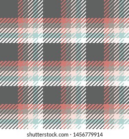 Plaid or tartan vector is background or texture in many color