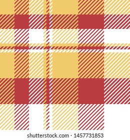 Plaid or tartan vector is background or texture in many color