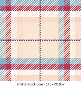 Plaid or tartan vector is background or texture in many color