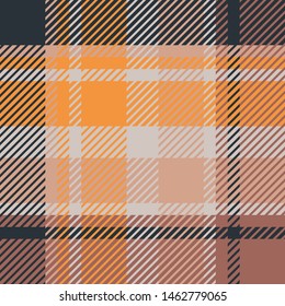 Plaid or tartan vector is background or texture in many color
