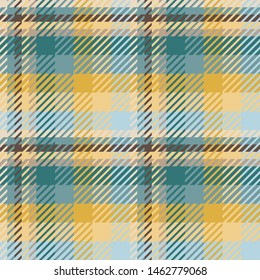 Plaid or tartan vector is background or texture in many color
