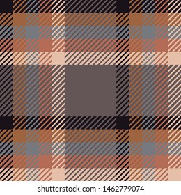 Plaid or tartan vector is background or texture in many color