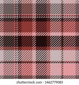 Plaid or tartan vector is background or texture in many color