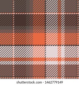 Plaid or tartan vector is background or texture in many color