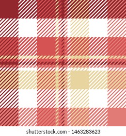 Plaid or tartan vector is background or texture in many color