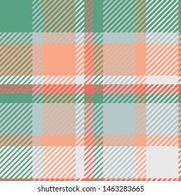 Plaid or tartan vector is background or texture in many color