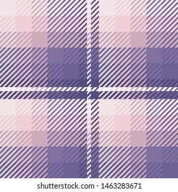 Plaid or tartan vector is background or texture in many color