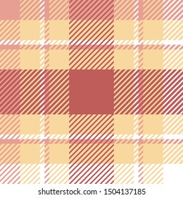 Plaid or tartan vector is background or texture in many color