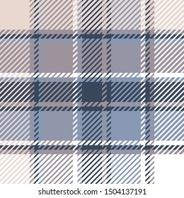 Plaid or tartan vector is background or texture in many color