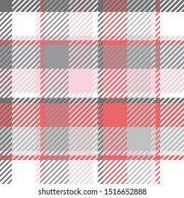 Plaid or tartan vector is background or texture in many color