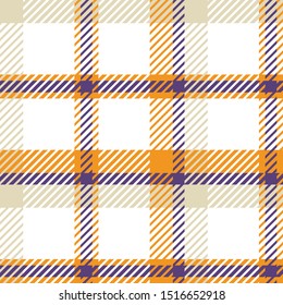 Plaid or tartan vector is background or texture in many color