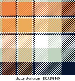 Plaid or tartan vector is background or texture in many color