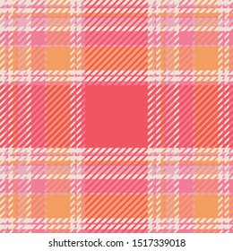 Plaid or tartan vector is background or texture in many color