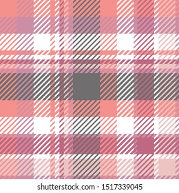 Plaid or tartan vector is background or texture in many color
