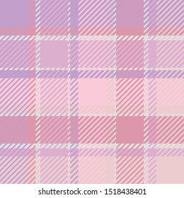 Plaid or tartan vector is background or texture in many color