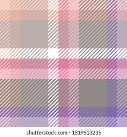 Plaid or tartan vector is background or texture in many color