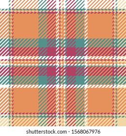 Plaid or tartan vector is background or texture in many colors