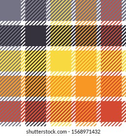 Plaid or tartan vector is background or texture in many color