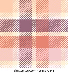 Plaid or tartan vector is background or texture in many color