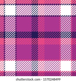 Plaid or tartan vector is background or texture in many color
