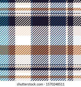 Plaid or tartan vector is background or texture in many color