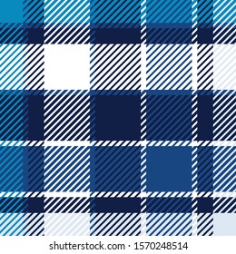 Plaid or tartan vector is background or texture in many color