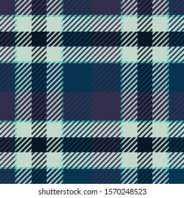 Plaid or tartan vector is background or texture in many color