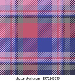 Plaid or tartan vector is background or texture in many color