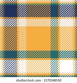 Plaid or tartan vector is background or texture in many color