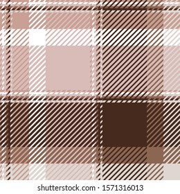 Plaid or tartan vector is background or texture in many color