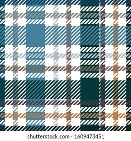 Plaid or tartan vector is background or texture in many color