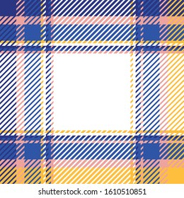 Plaid or tartan vector is background or texture in many color