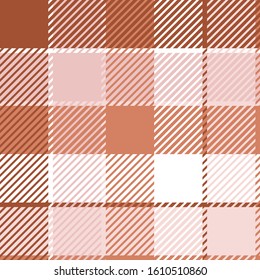 Plaid or tartan vector is background or texture in many color