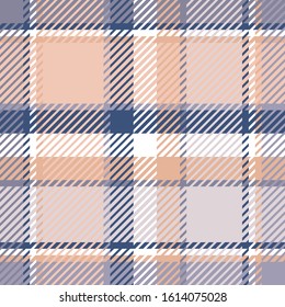 Plaid or tartan vector is background or texture in many color
