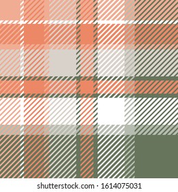 Plaid or tartan vector is background or texture in many color