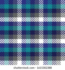 Plaid or tartan vector is background or texture in many color