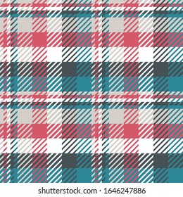 El vector de plaid o tartán es fondo o textura  