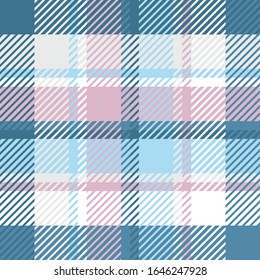 Plaid or tartan vector is background or texture 