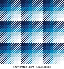 El vector de plaid o tartán es fondo o textura en muchos colores