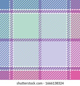 Plaid or tartan vector is background or texture in many color of graphic design