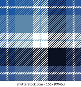 Plaid or tartan vector is background or texture in many color of graphic design